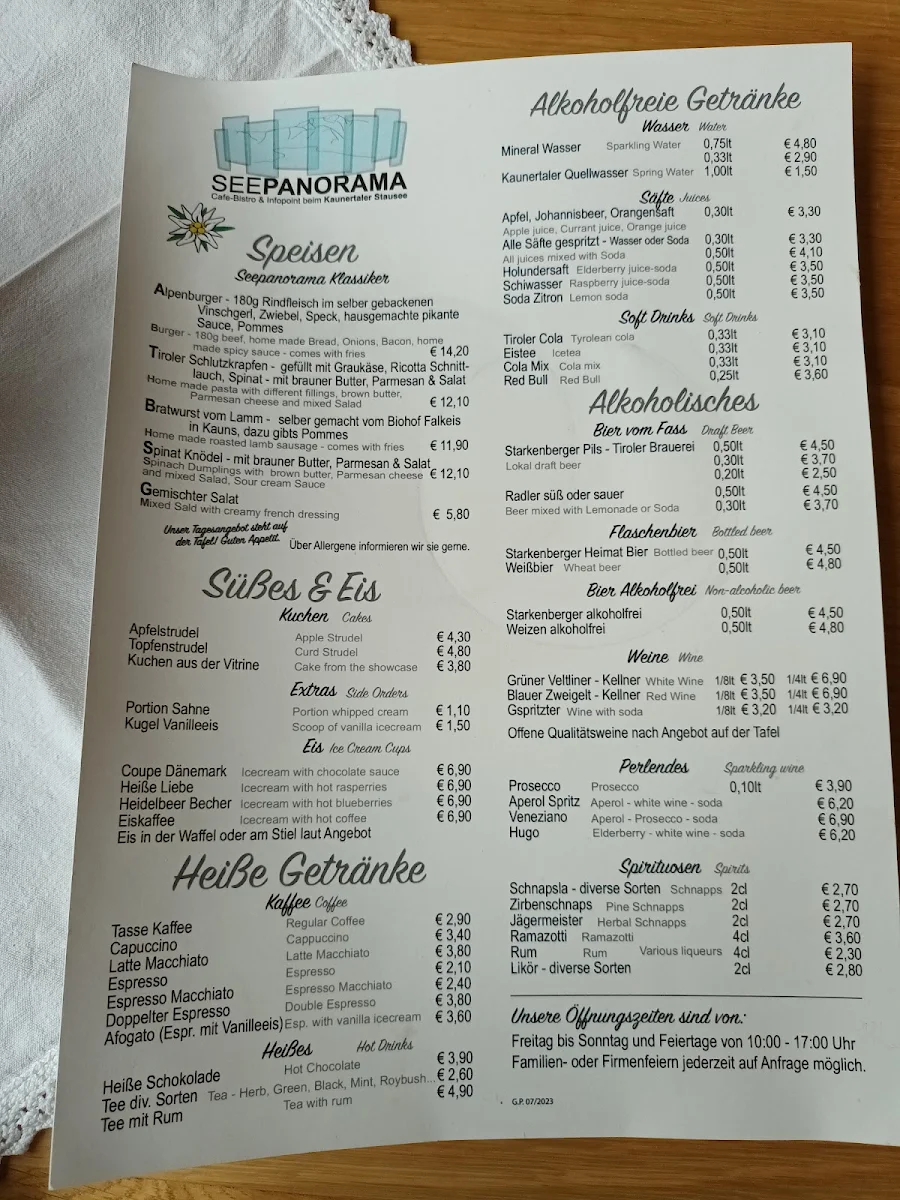Speisekarte photo 4