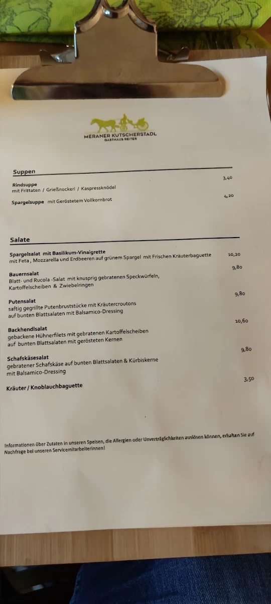 Speisekarte photo 2