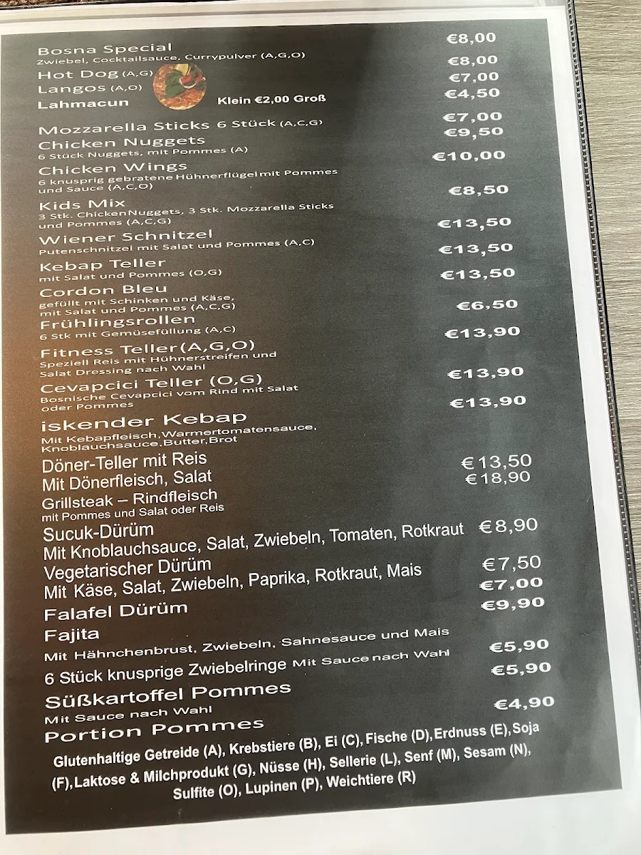 Speisekarte photo 3