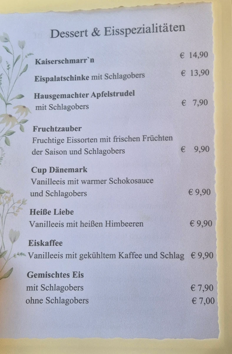 Speisekarte photo 1