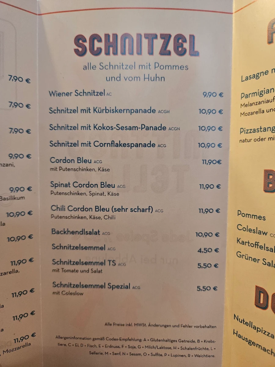 Speisekarte photo 2