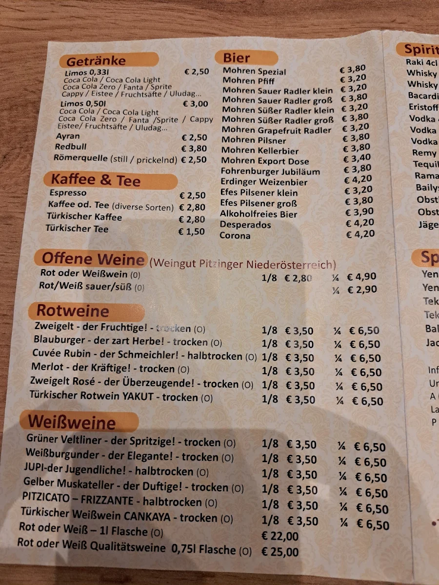 Speisekarte photo 3