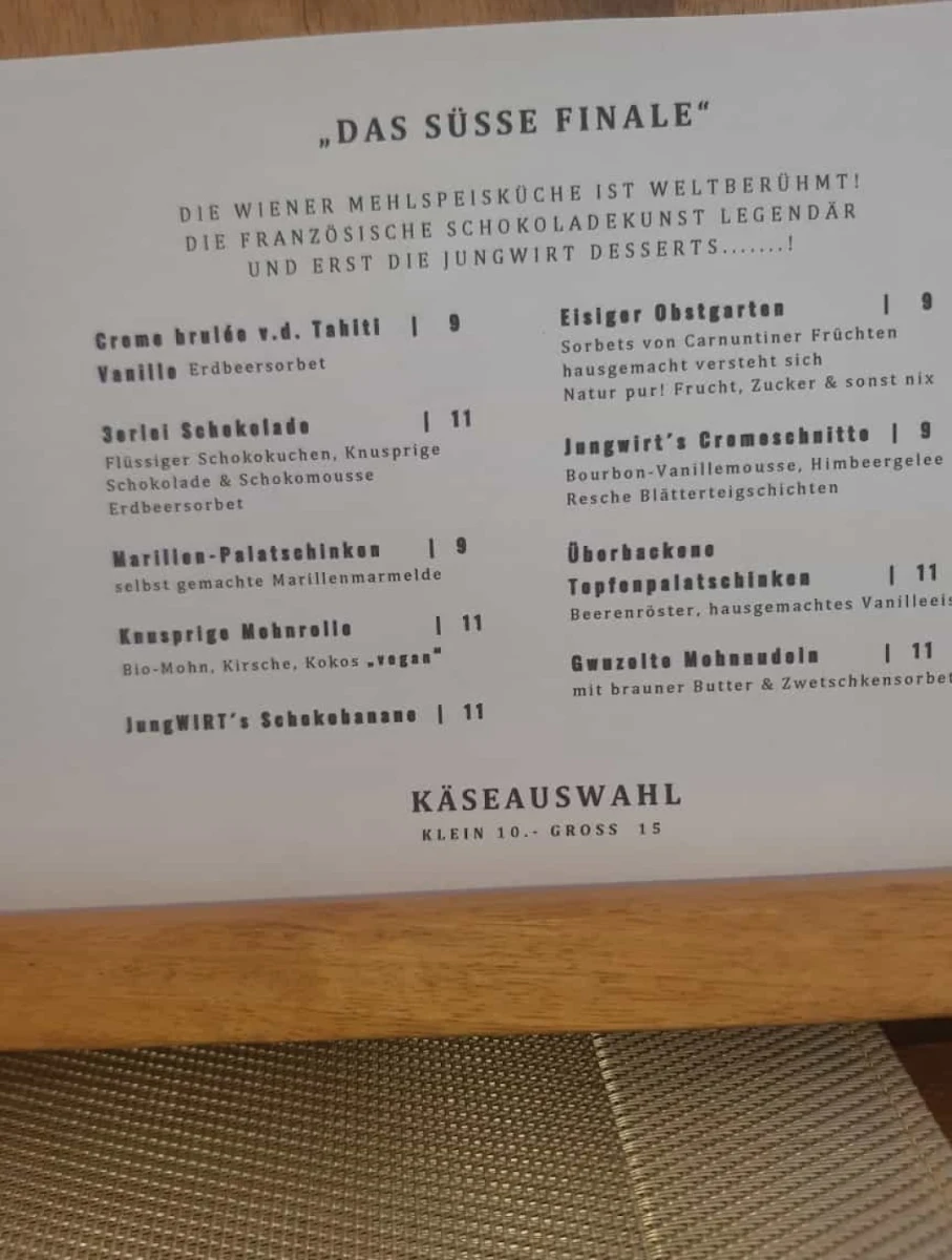 Speisekarte photo 5