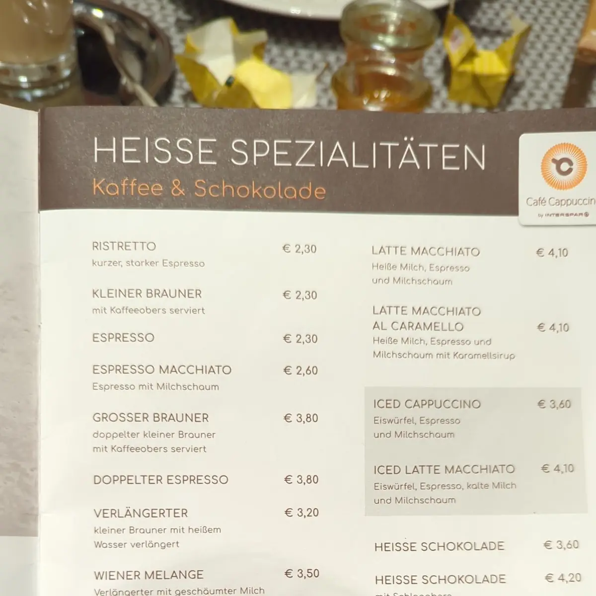 Speisekarte photo 1