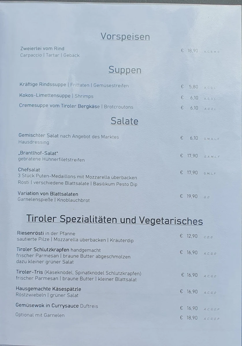 Speisekarte photo 2
