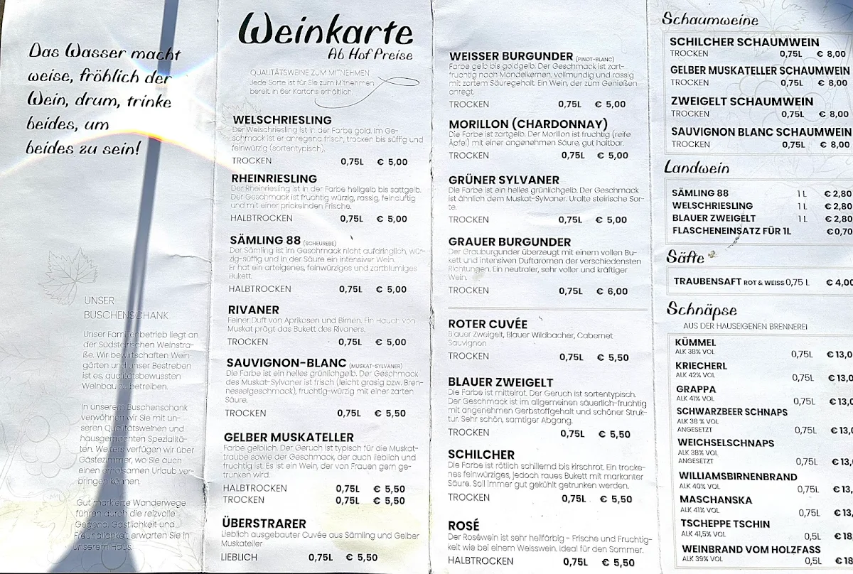Speisekarte photo 3