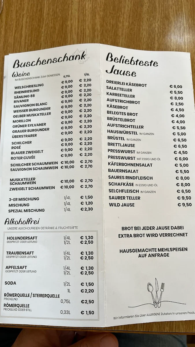 Speisekarte photo 6