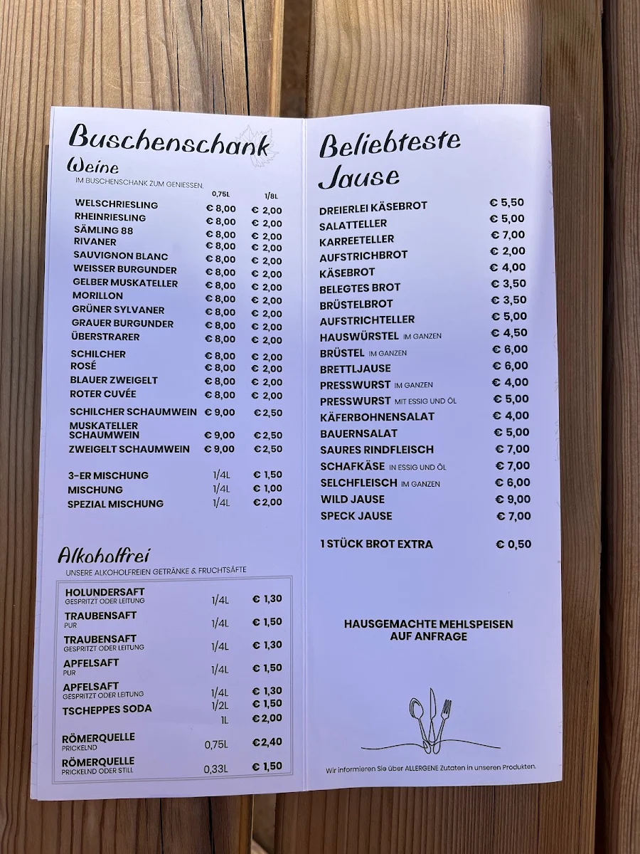 Speisekarte photo 8