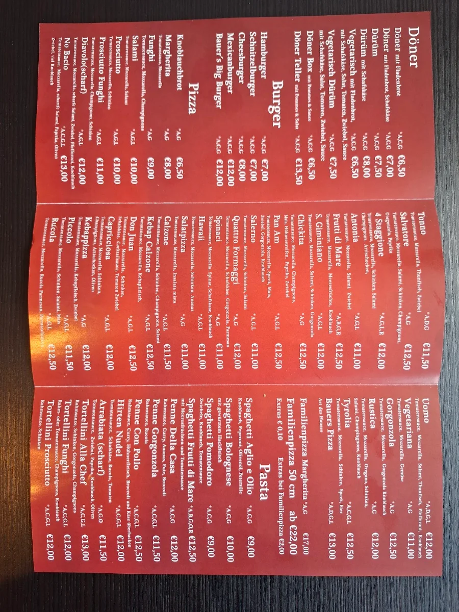 Speisekarte photo 2