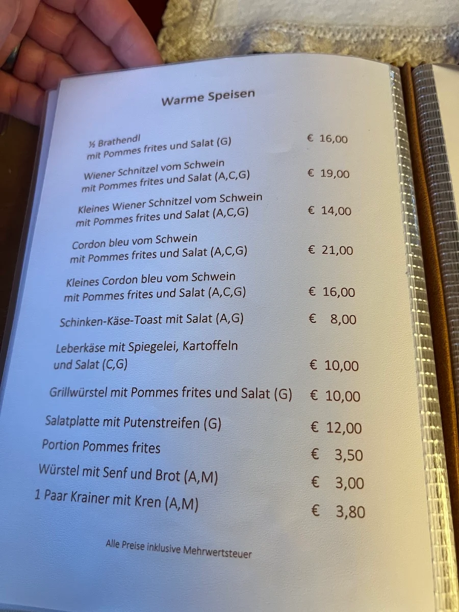 Speisekarte photo 1