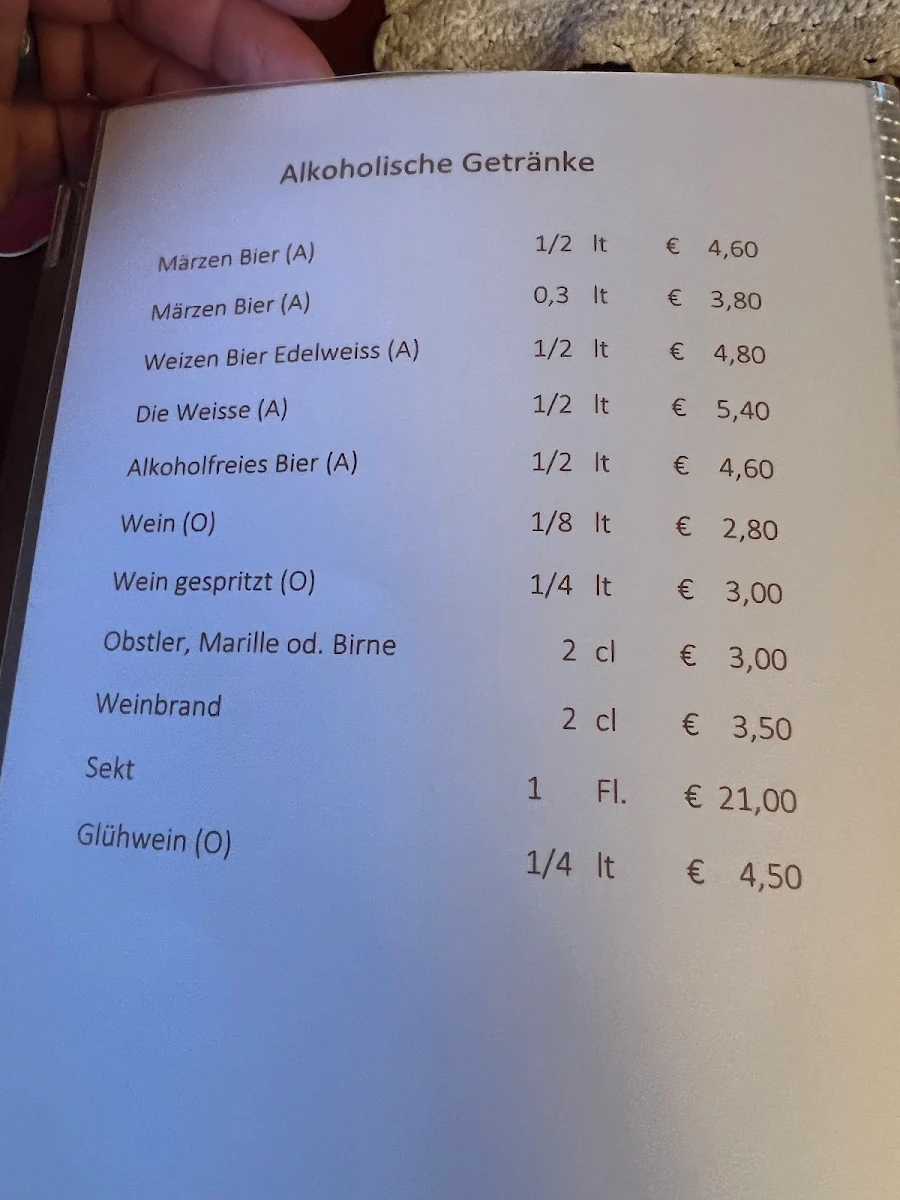 Speisekarte photo 2