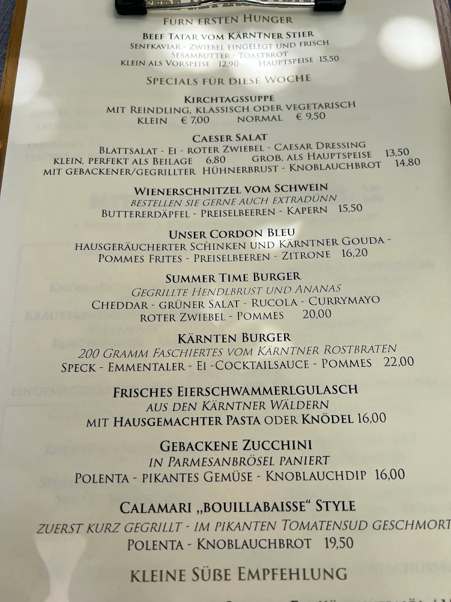 Speisekarte photo 2