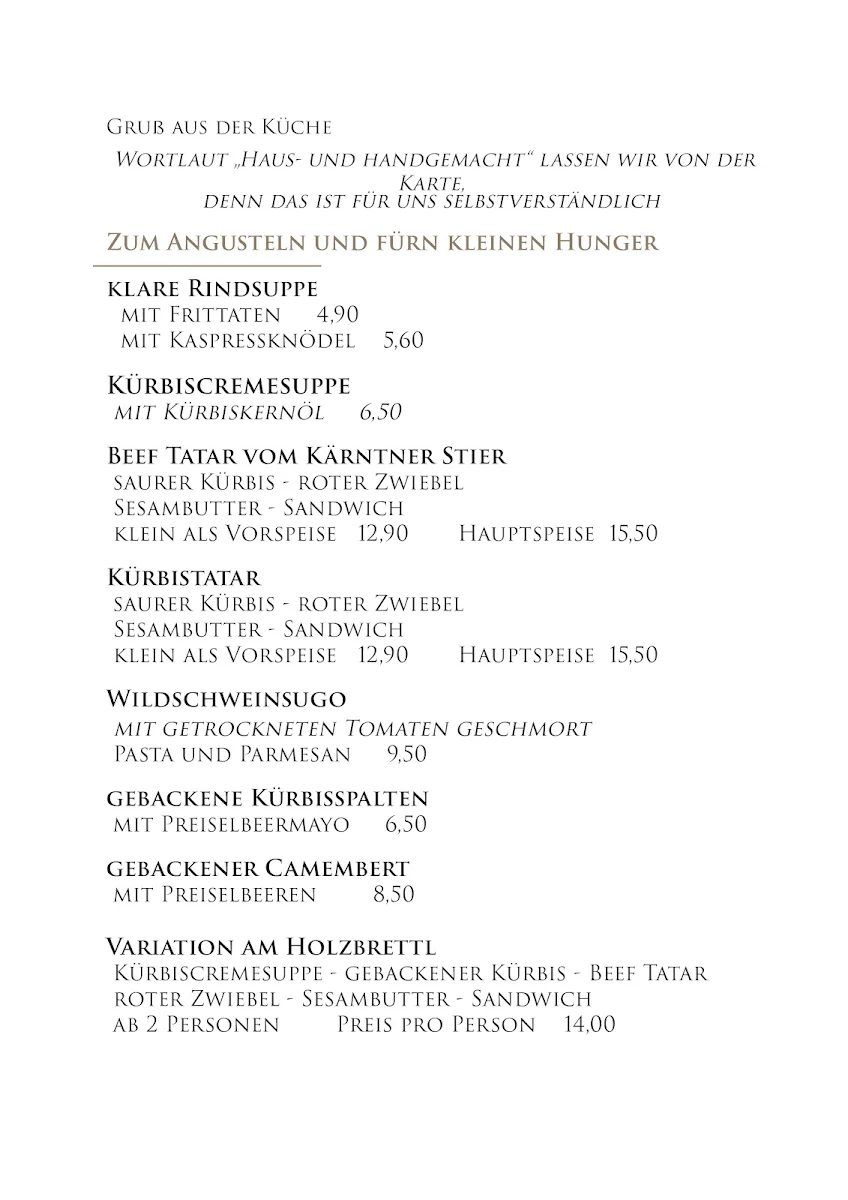 Speisekarte photo 4