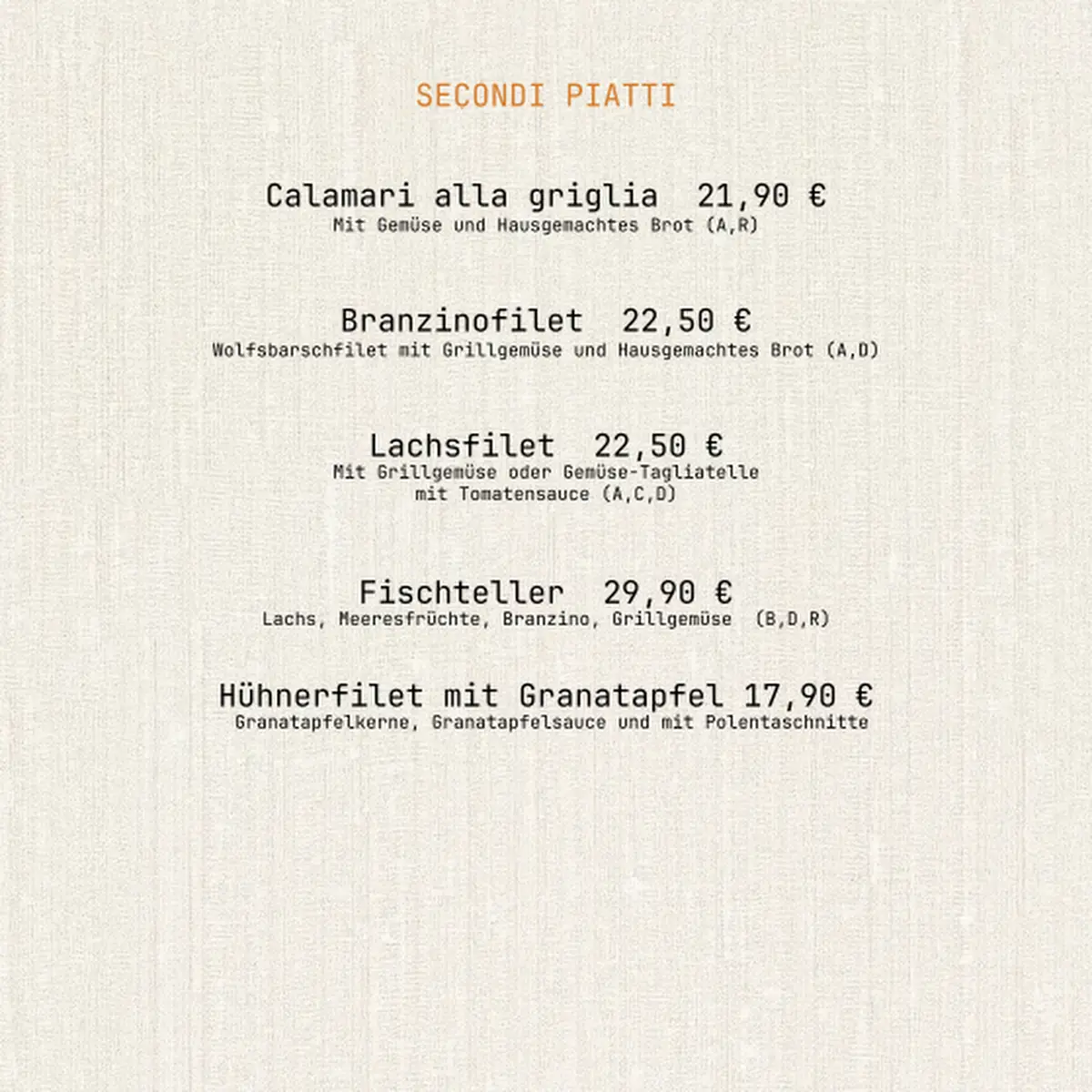 Speisekarte photo 9