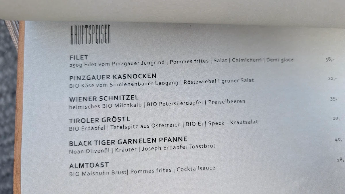 Speisekarte photo 2