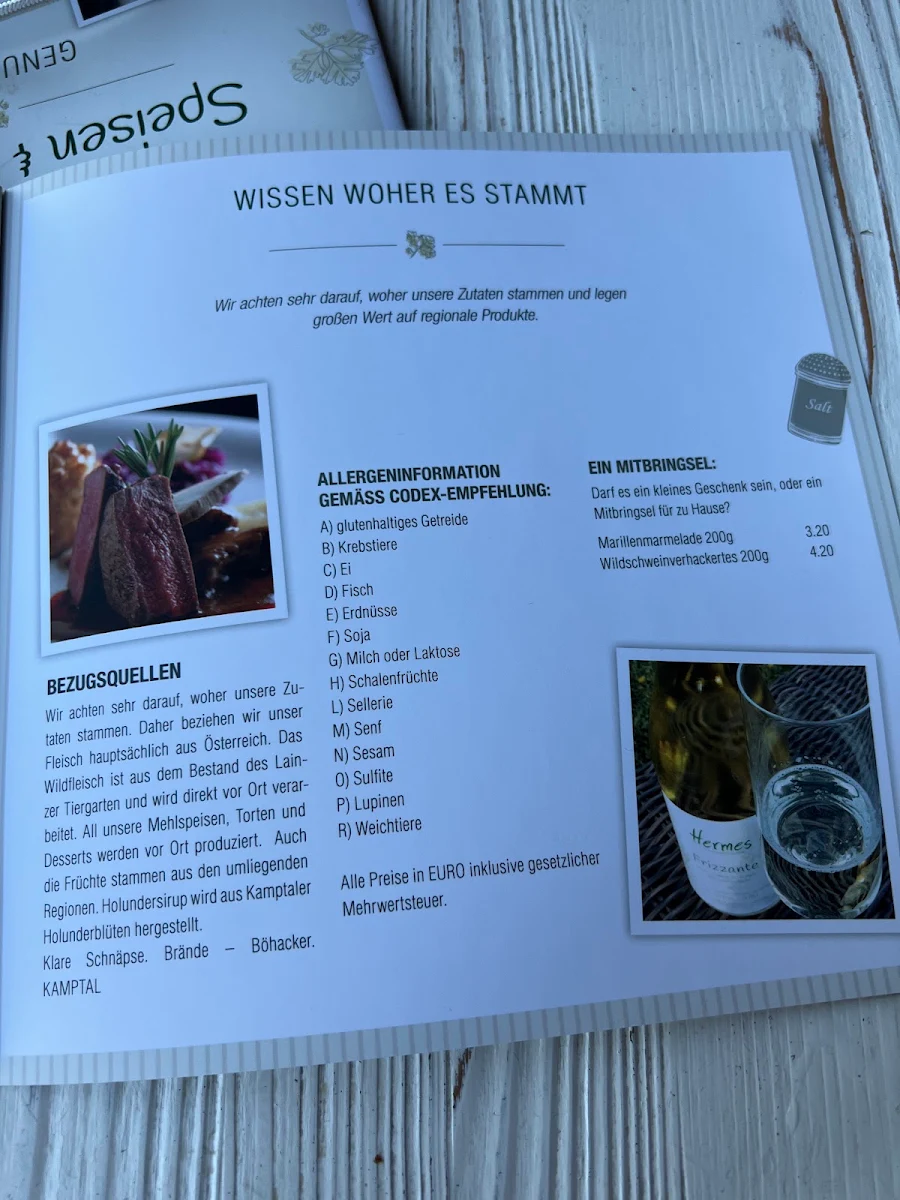 Speisekarte photo 2