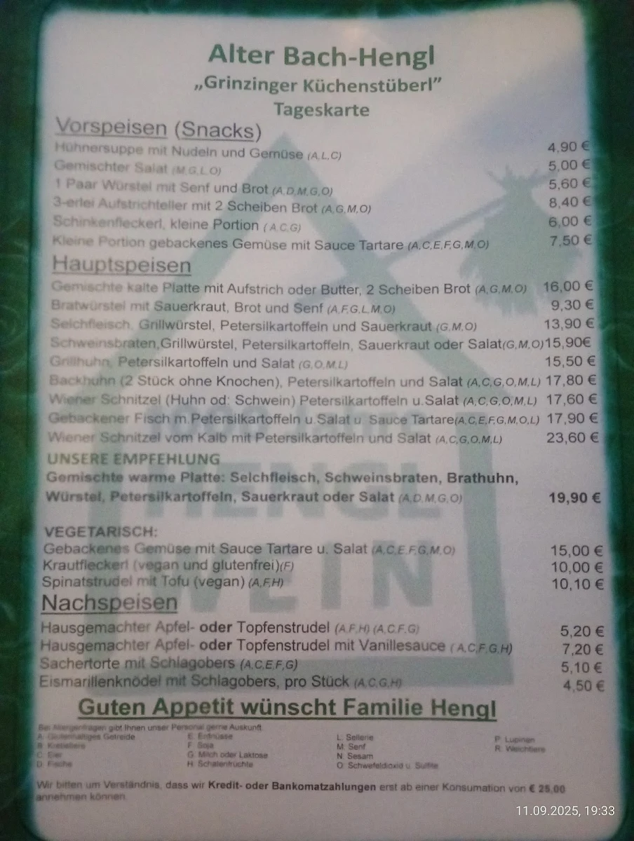 Speisekarte photo 4