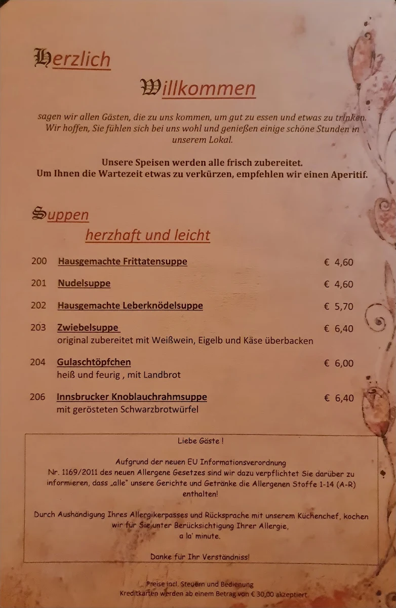 Speisekarte photo 4