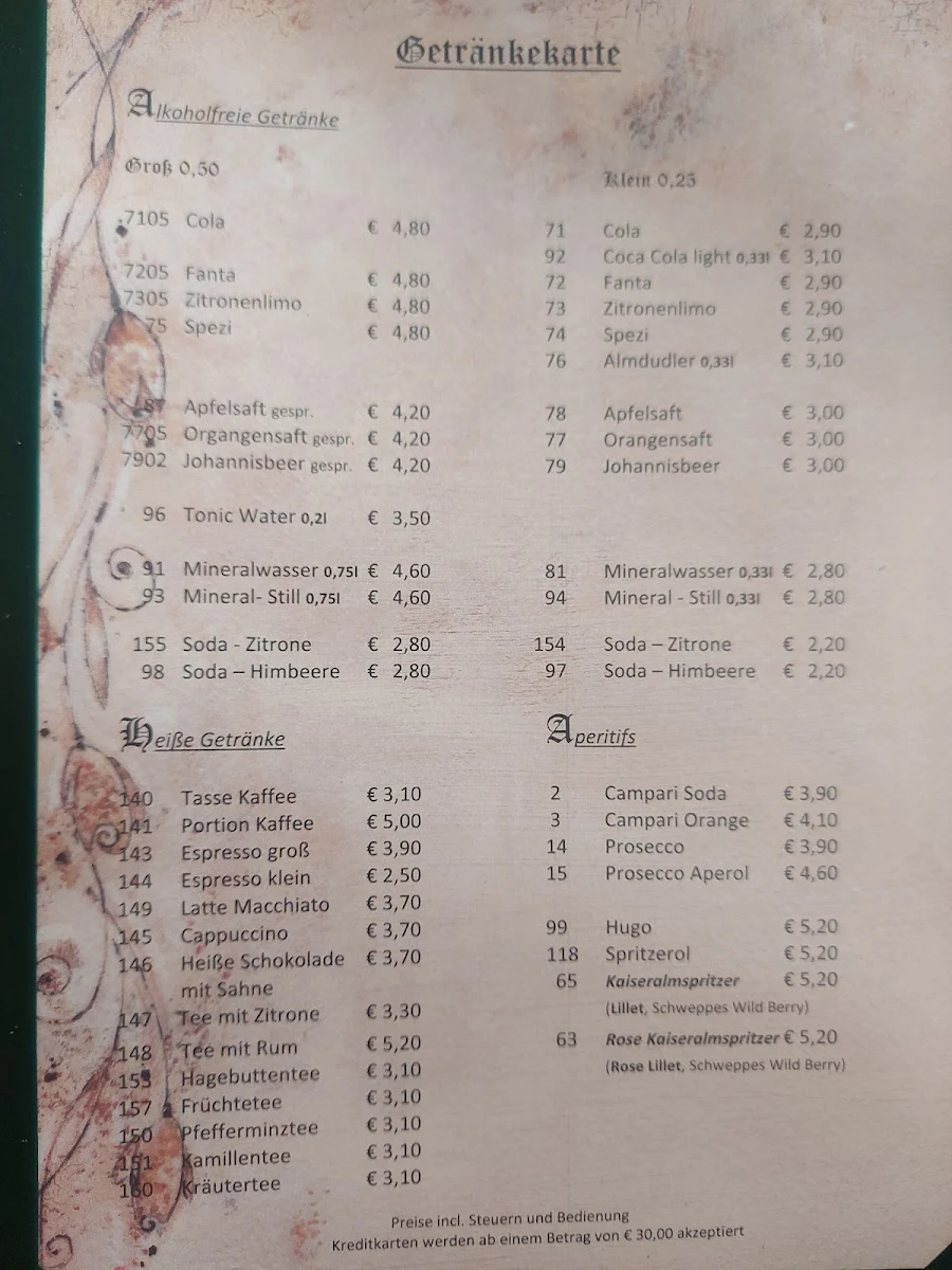 Speisekarte photo 5