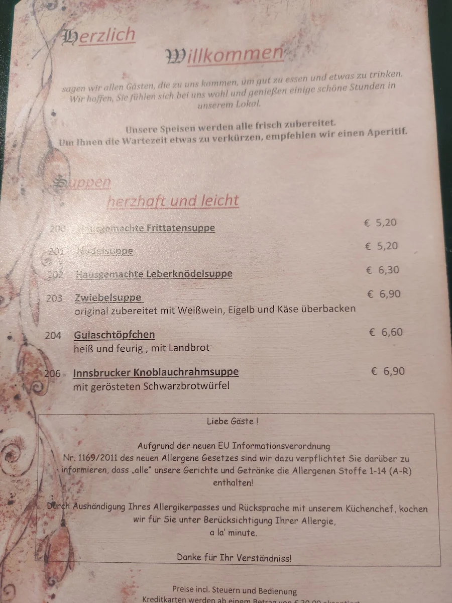 Speisekarte photo 7