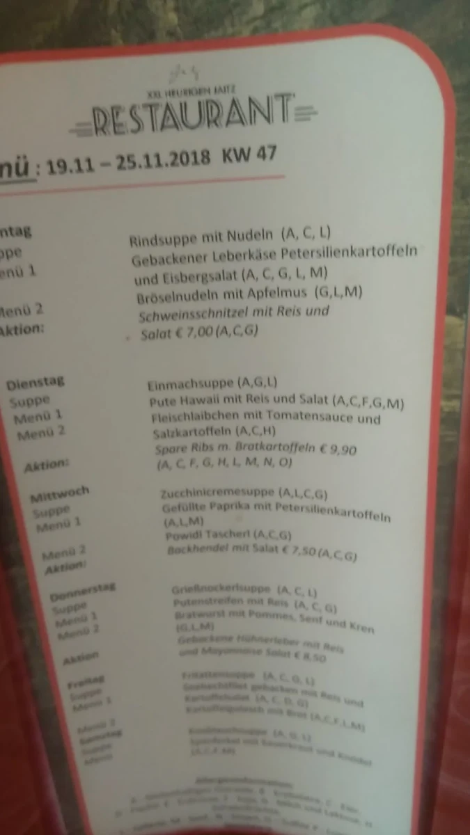 Speisekarte photo 7
