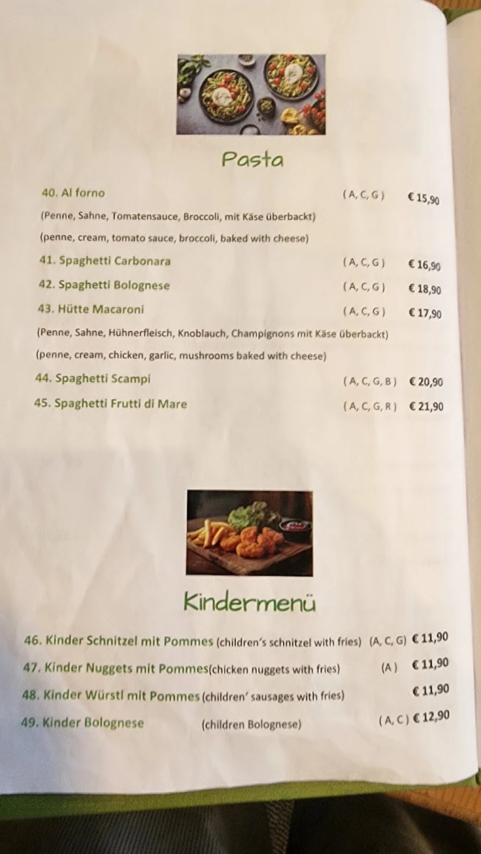 Speisekarte photo 1