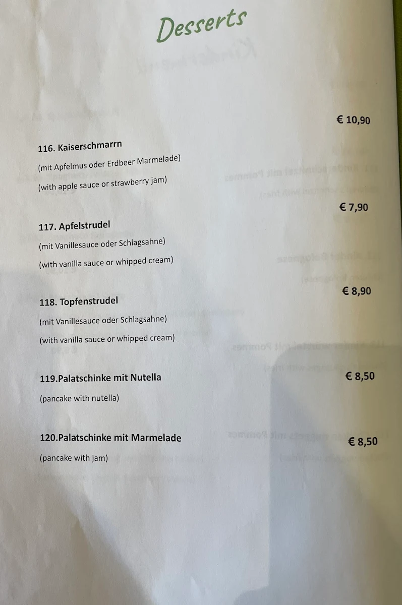 Speisekarte photo 9