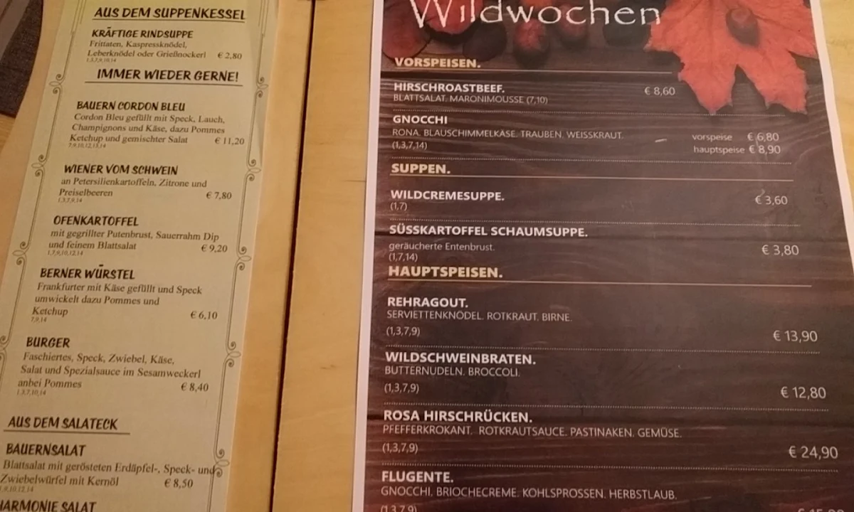 Speisekarte photo 6