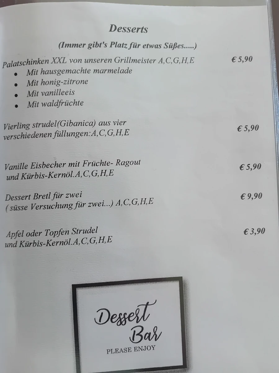 Speisekarte photo 2