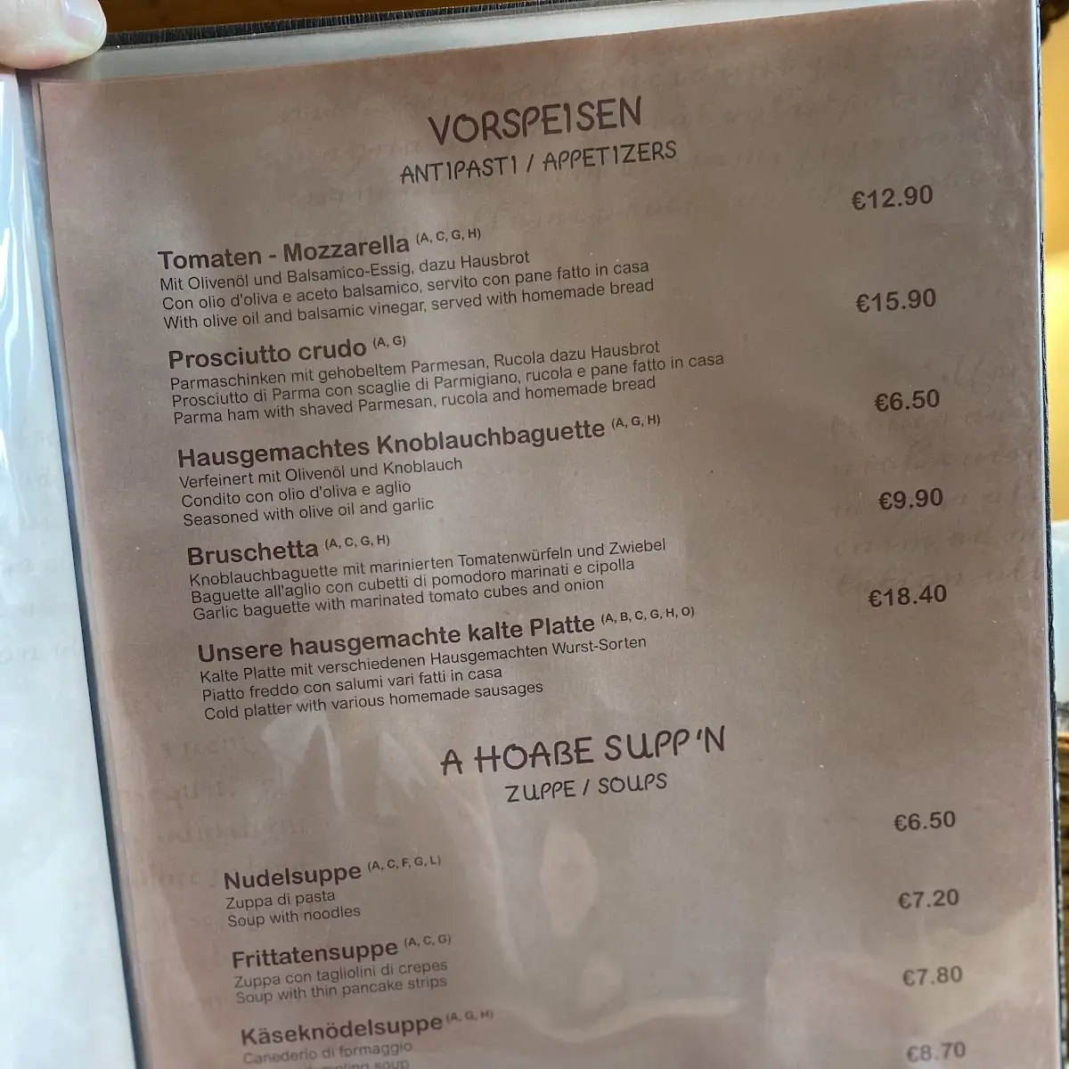 Speisekarte photo 5
