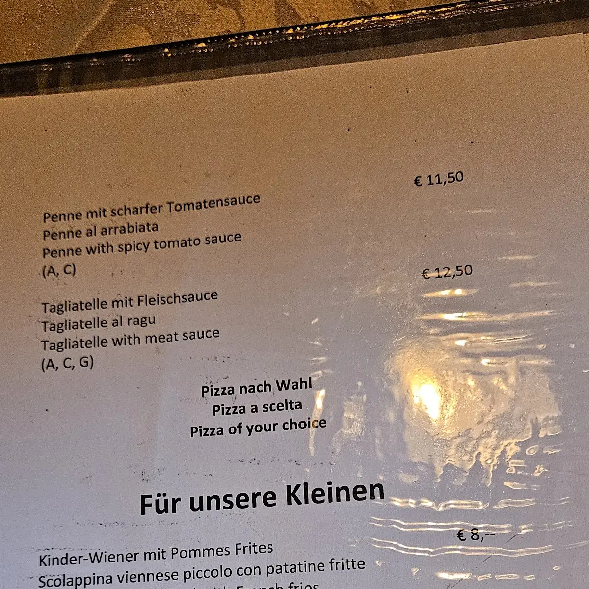 Speisekarte photo 2