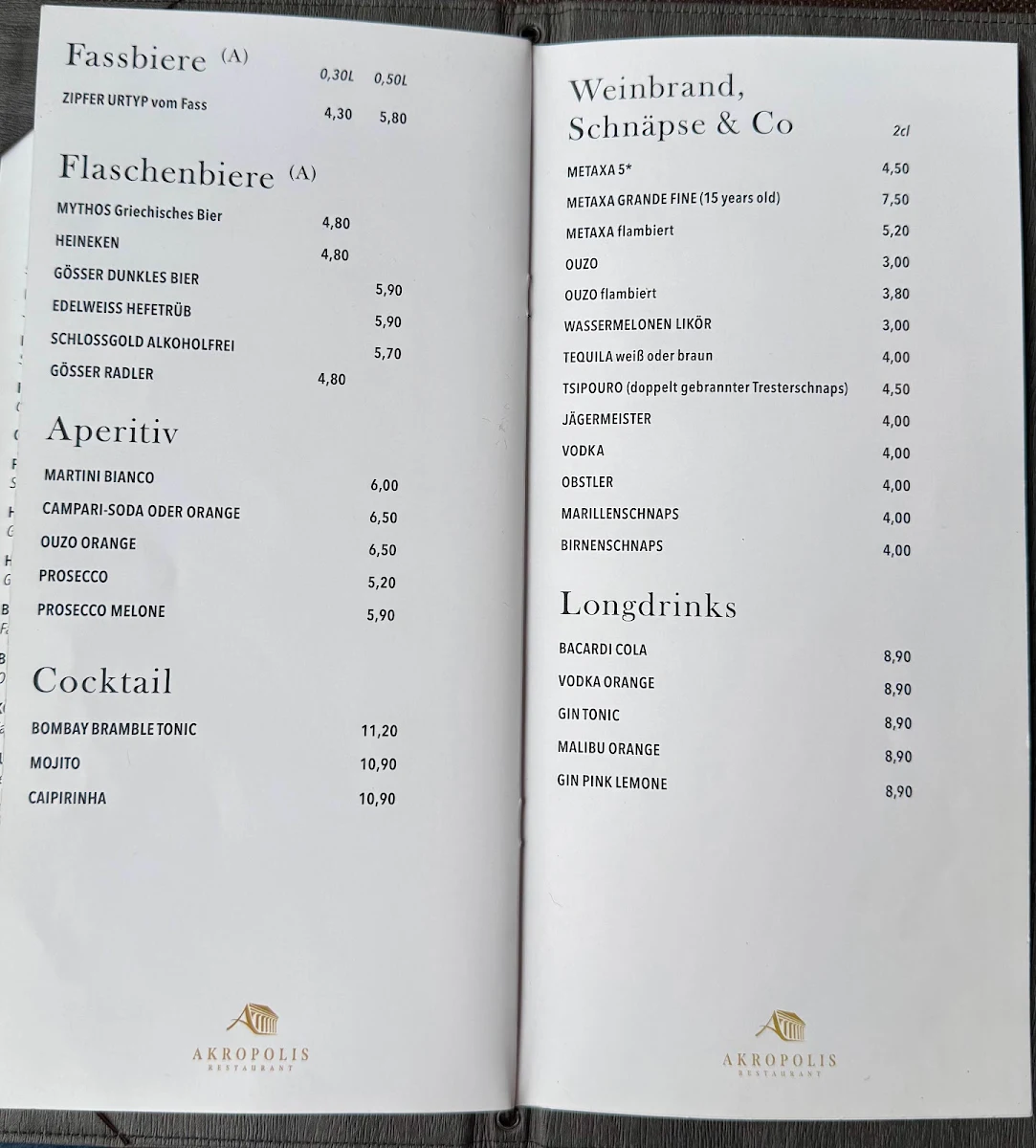 Speisekarte photo 3