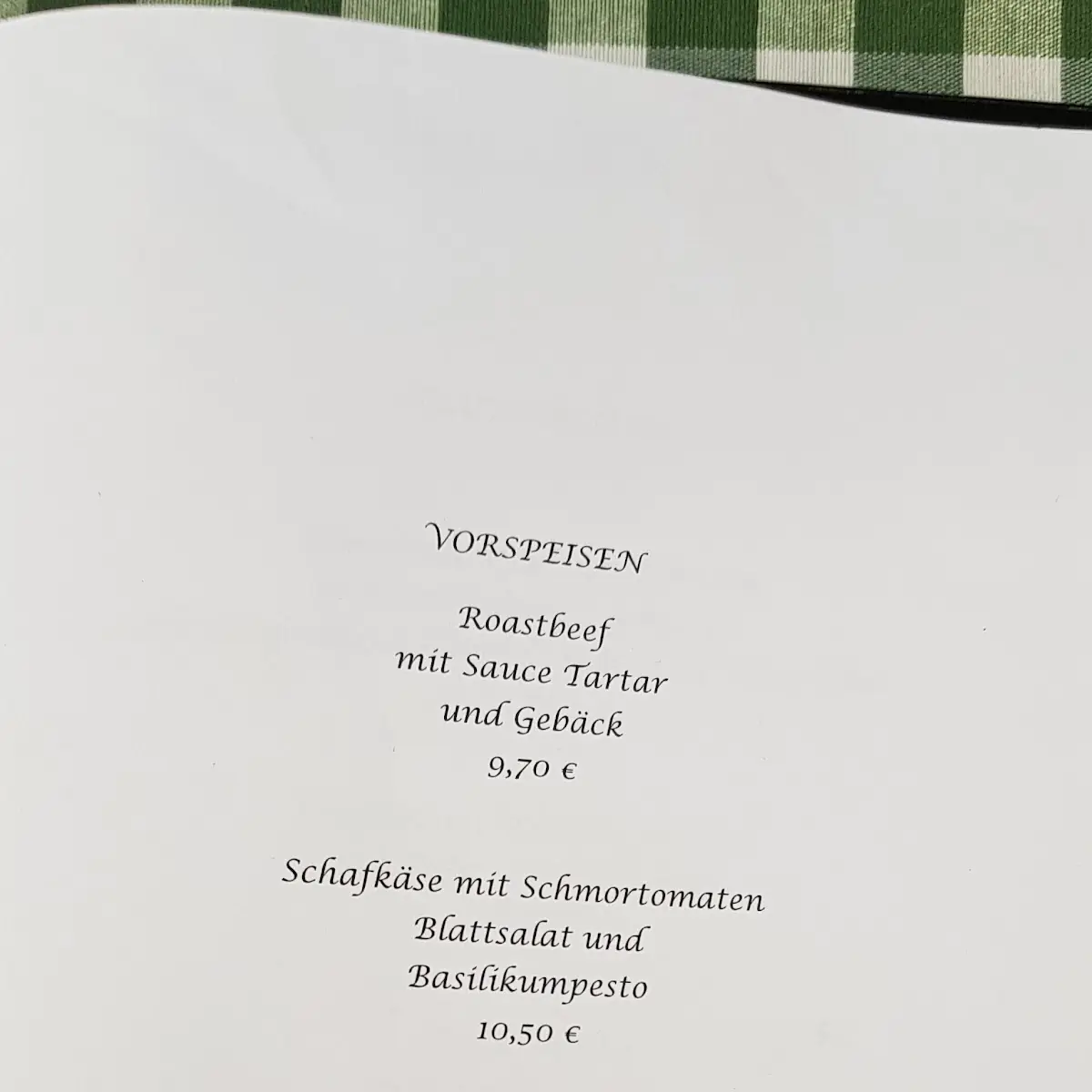 Speisekarte photo 8