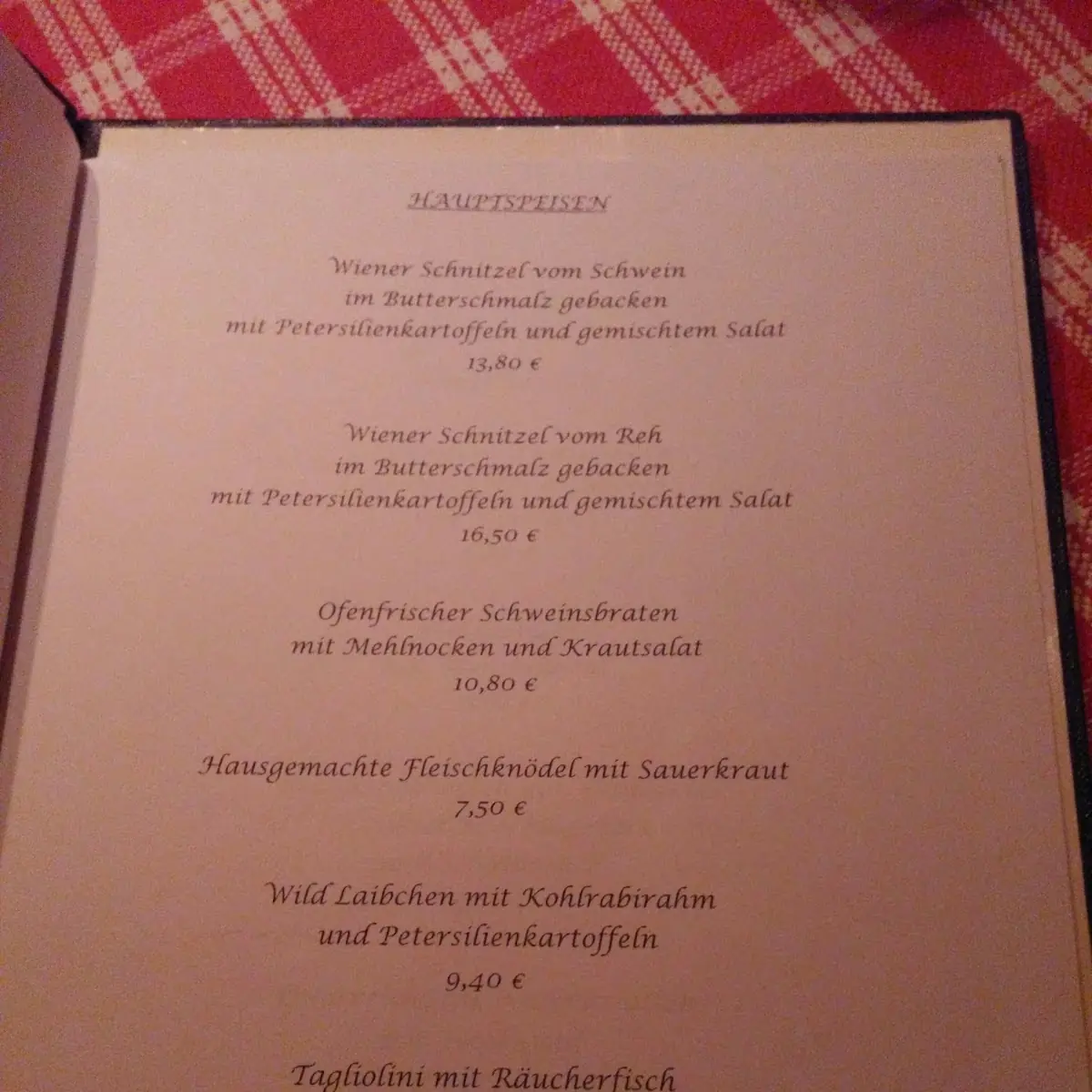 Speisekarte photo 9