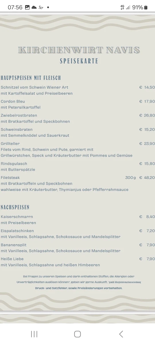Speisekarte photo 4
