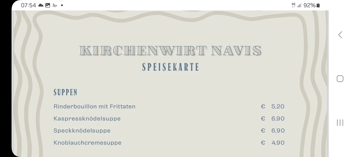 Speisekarte photo 8
