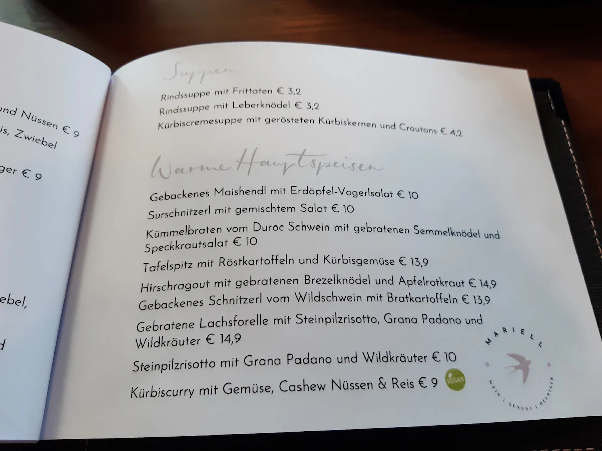 Speisekarte photo 2