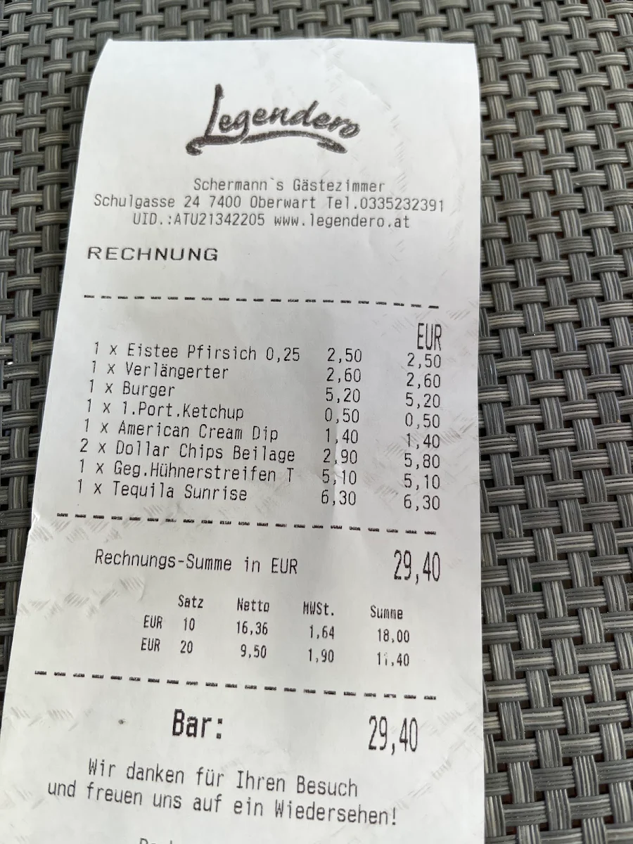 Speisekarte photo 1