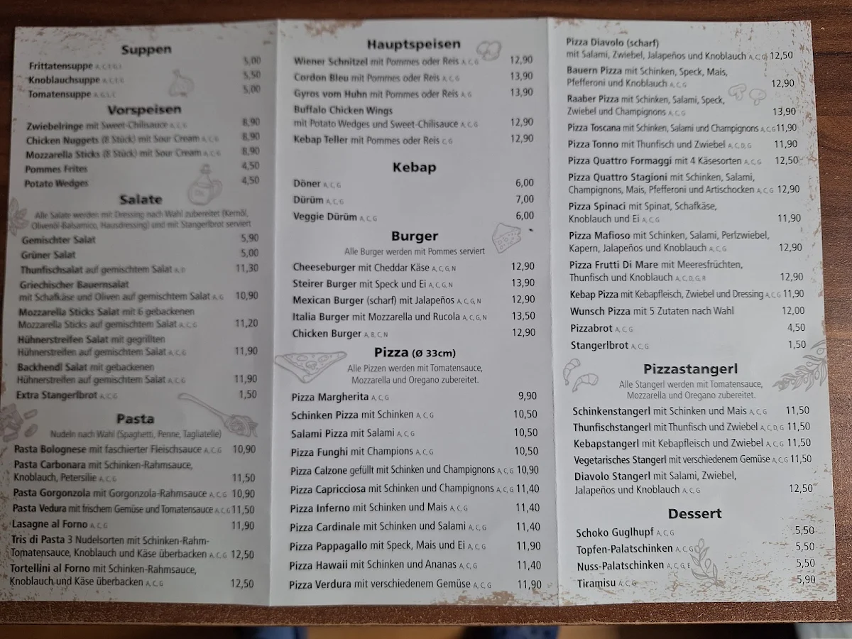 Speisekarte photo 1