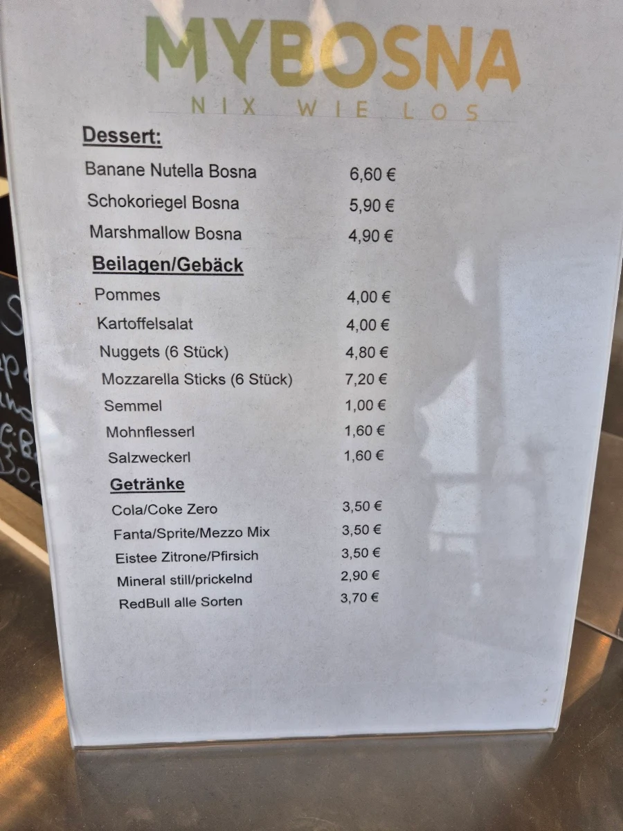 Speisekarte photo 3