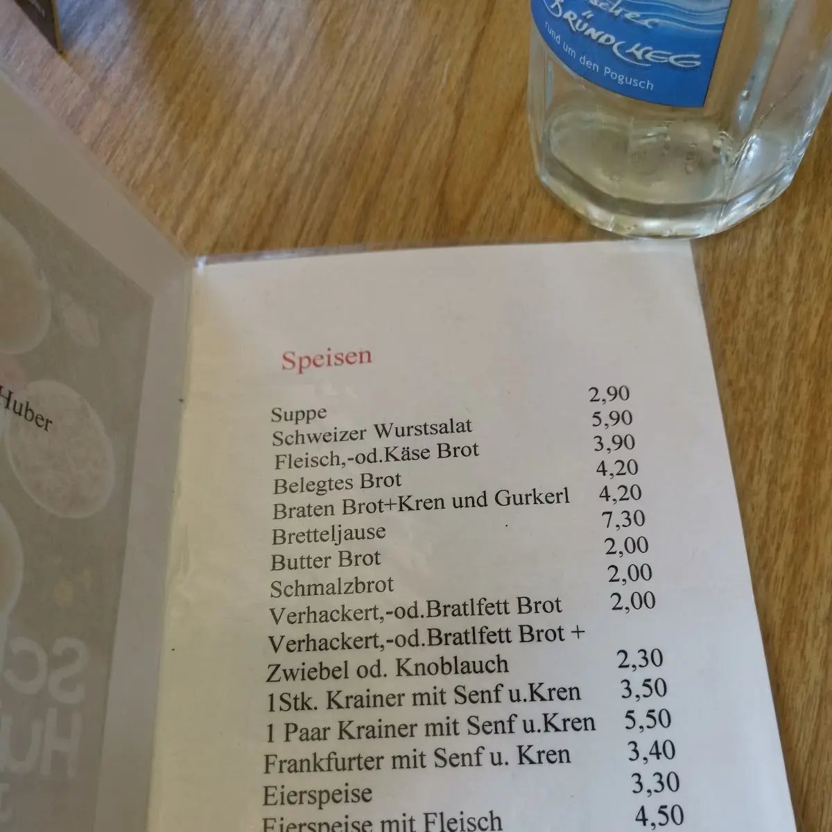 Speisekarte photo 2