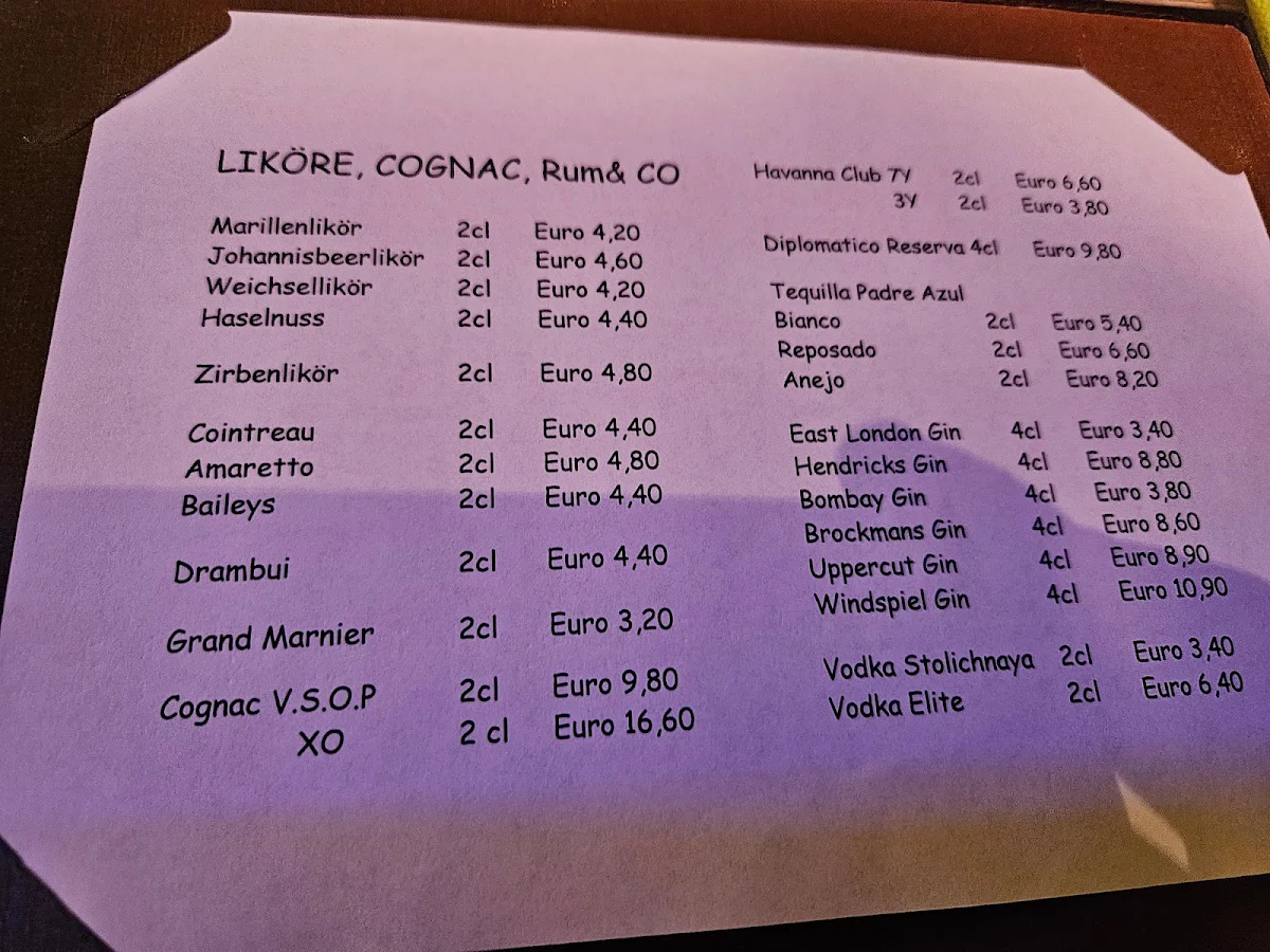 Speisekarte photo 2