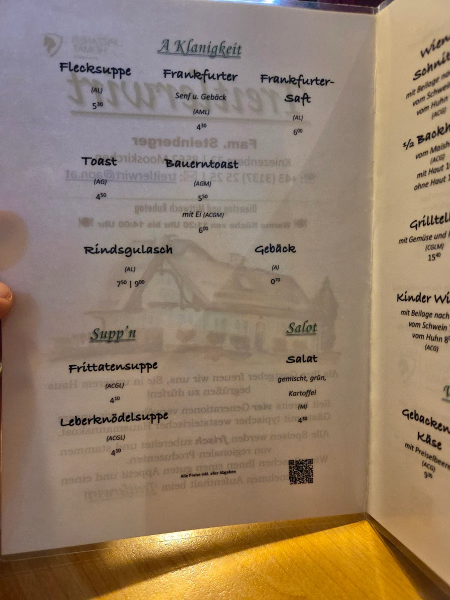Speisekarte photo 5