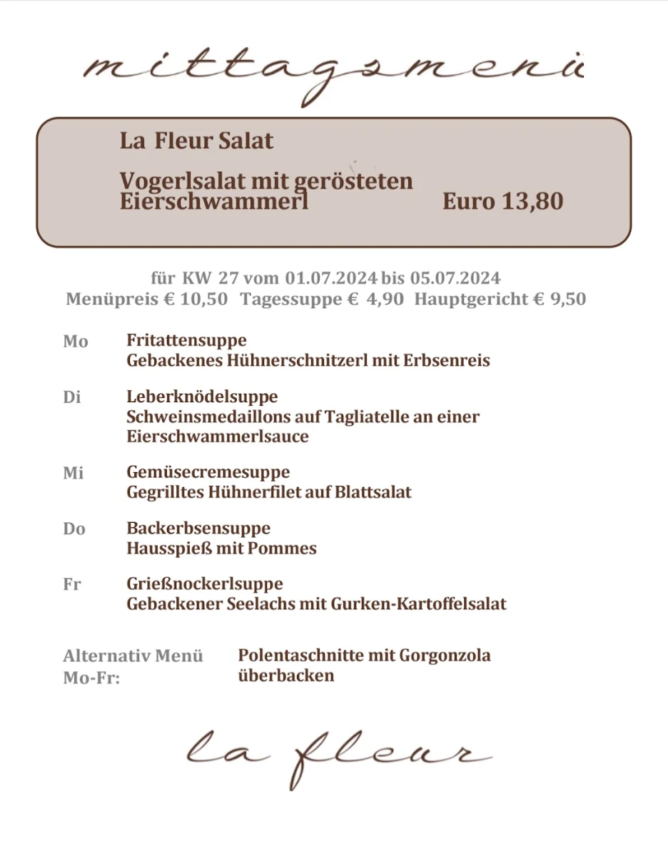 Speisekarte photo 2