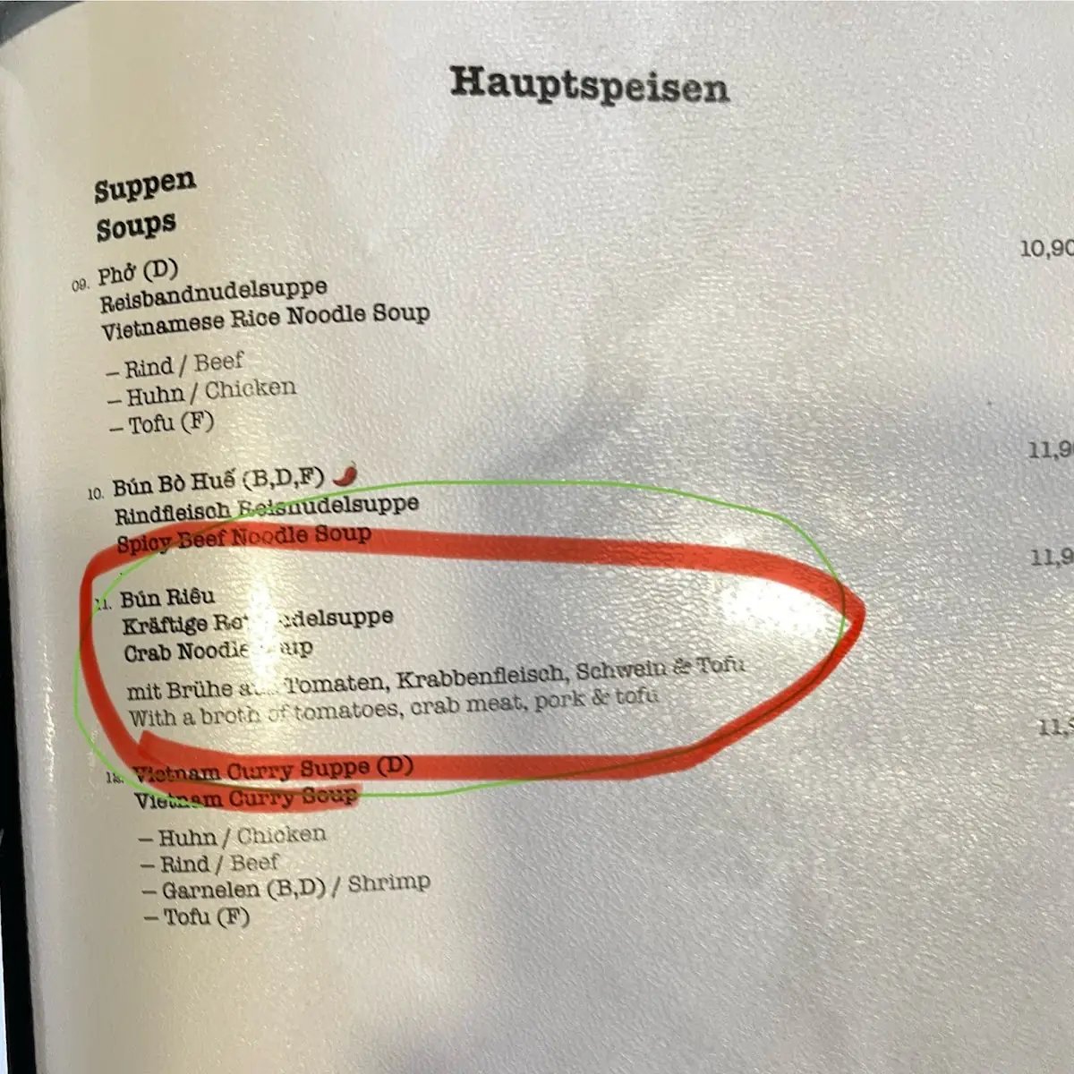 Speisekarte photo 2