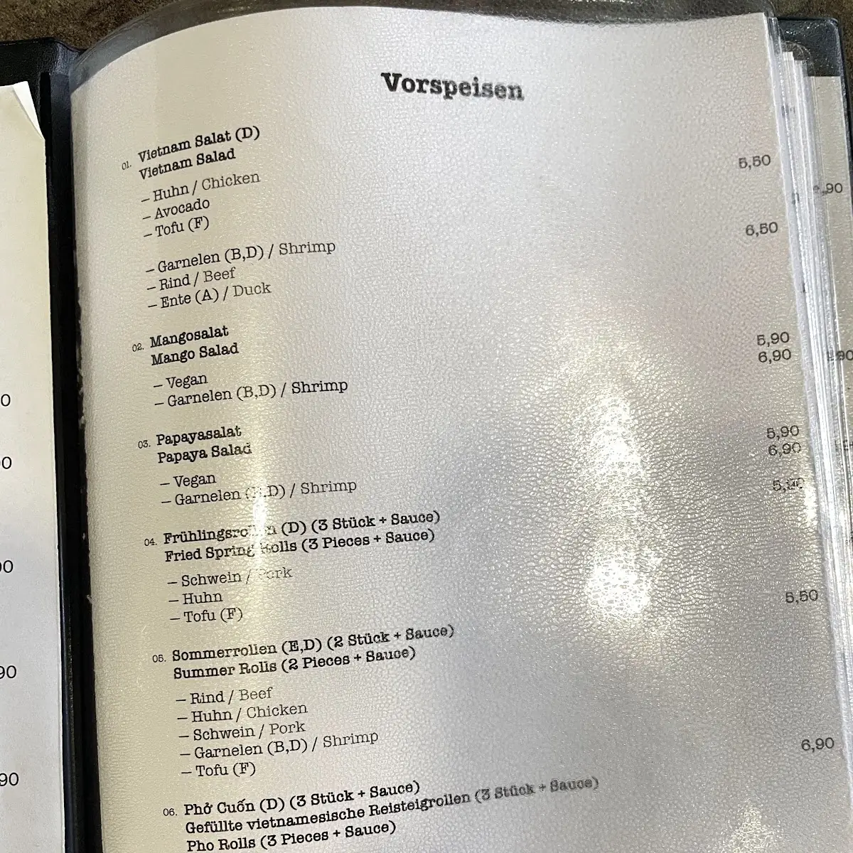 Speisekarte photo 3