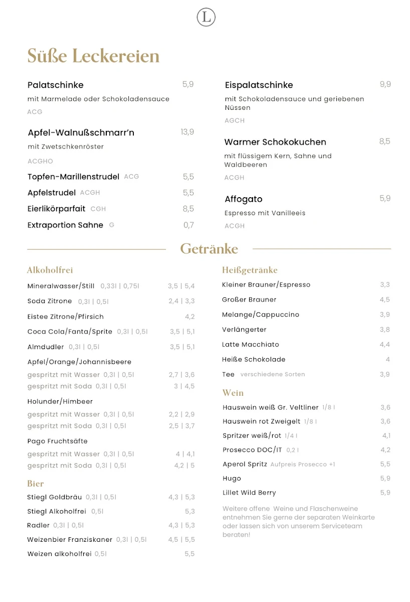 Speisekarte photo 1