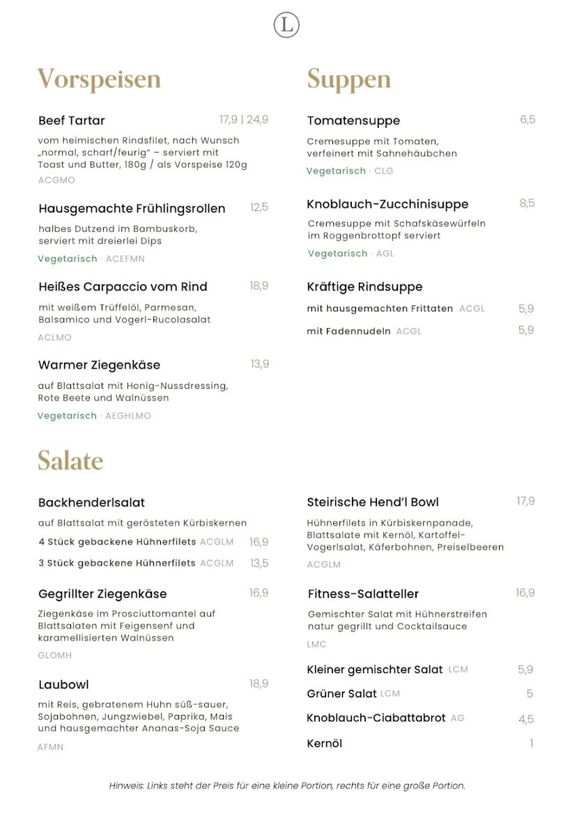 Speisekarte photo 3