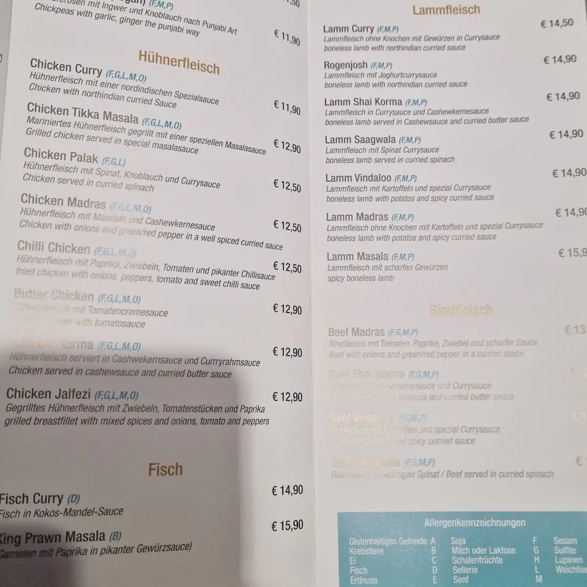 Speisekarte photo 8