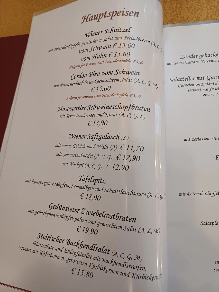 Speisekarte photo 2